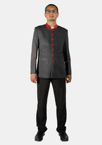 Veste noire du clergé avec bénédiction d'Isaac