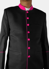 Veste noire du clergé avec bénédiction d'Isaac