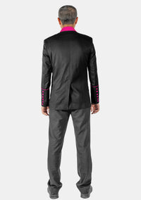 Veste noire du clergé avec bénédiction d'Isaac