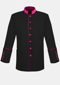 Veste noire du clergé avec bénédiction d'Isaac