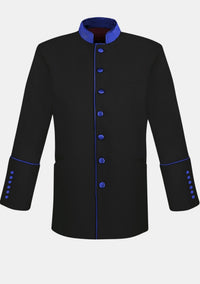 Veste noire du clergé avec bénédiction d'Isaac