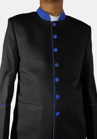 Veste noire du clergé avec bénédiction d'Isaac