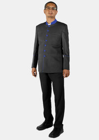 Veste noire du clergé avec bénédiction d'Isaac