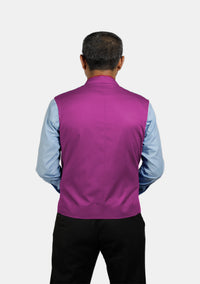 Gilet clérical rouge violet Messiah