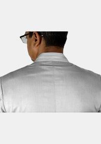 Veste de bureau blanche à boutons modernes