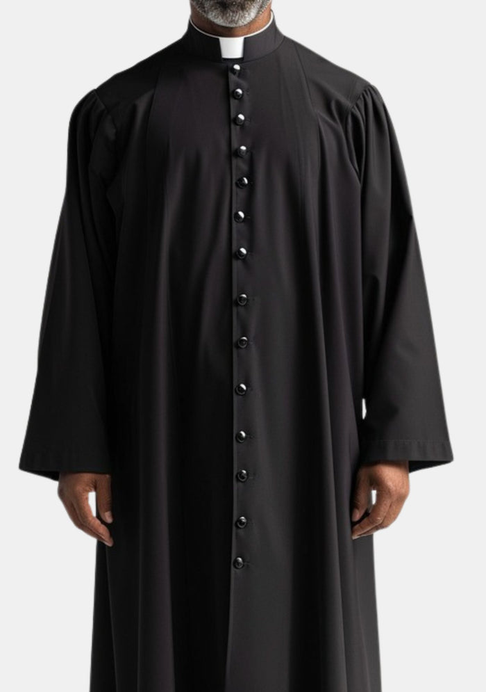 Robe de ministre noire moderne