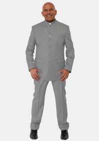 Costume gris pour homme du clergé Nahshon
