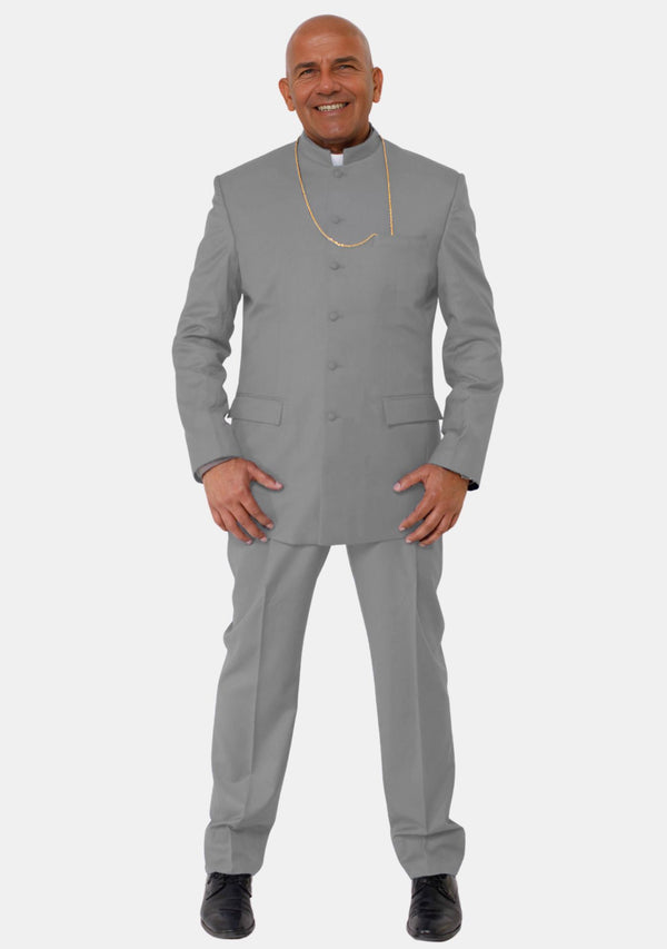 Costume gris pour homme du clergé Nahshon