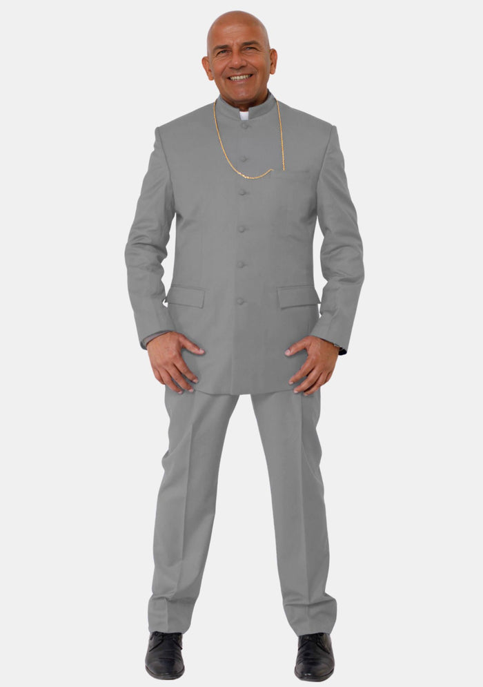 Costume gris pour homme du clergé Nahshon