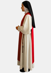 Habit de nonne blanc spirituel conçu pour la dévotion