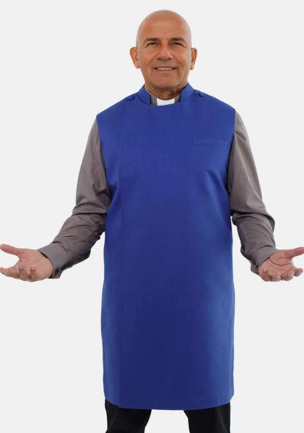 Tablier de chaire bleu roi pour homme