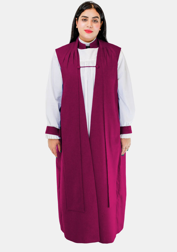 Ensemble Chimère et Rochet Rouge Violet pour Femme