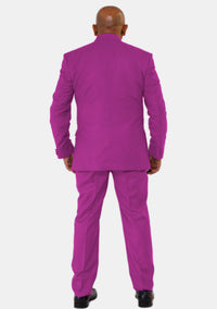 Costume eClergy rouge et violet pour homme