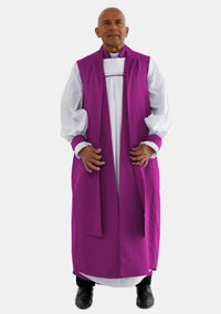 Ensemble Rochet et Chimère rouge violet pour homme