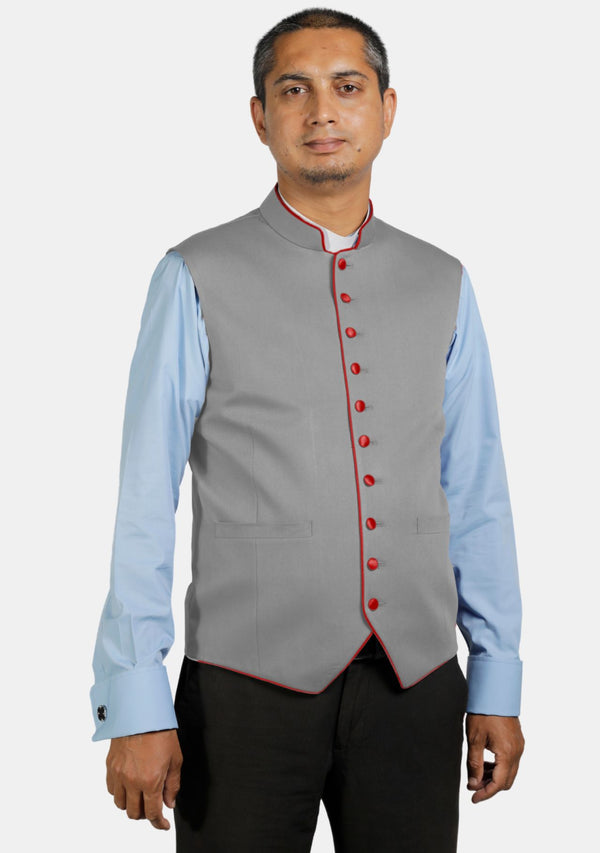 Gilet gris du clergé électronique