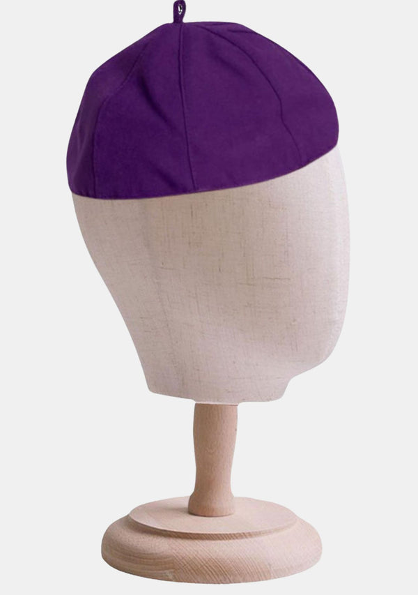Casquette romaine violette Zucchetto