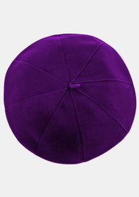 Casquette romaine violette Zucchetto