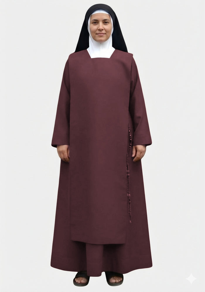 Habit de nonne blanc spirituel conçu pour la dévotion