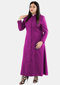 Robe séréphique rouge pourpre pour clergé pour femmes évêques