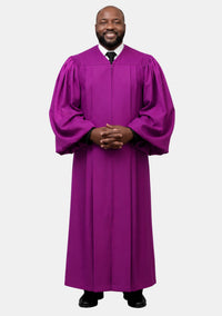 Shane Choir Pulpit Robe for Men Red Purple
