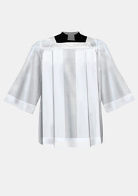 Surplis d'assistant d'autel à col carré