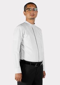 Chemise eClergy à col blanc