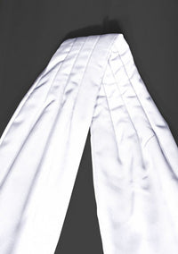 Étole cléricale blanche
