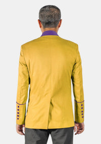Veste ministérielle dorée et violette