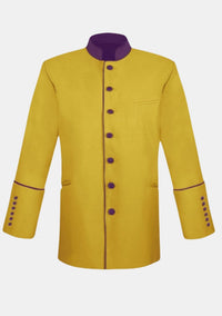 Veste ministérielle dorée et violette