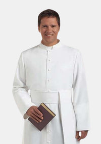 Robe de prêtre blanche bénie