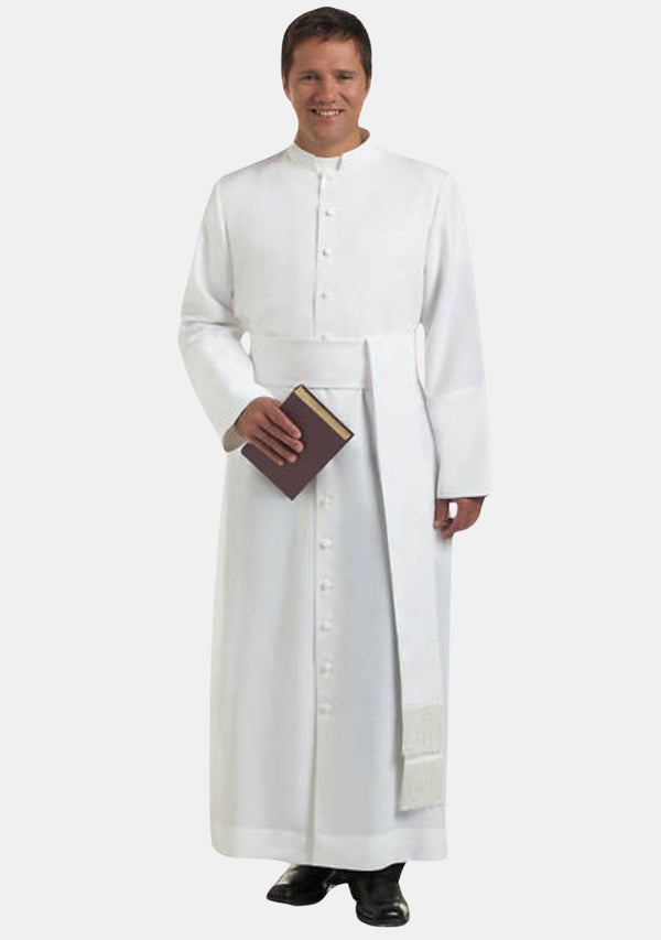 Robe de prêtre blanche bénie