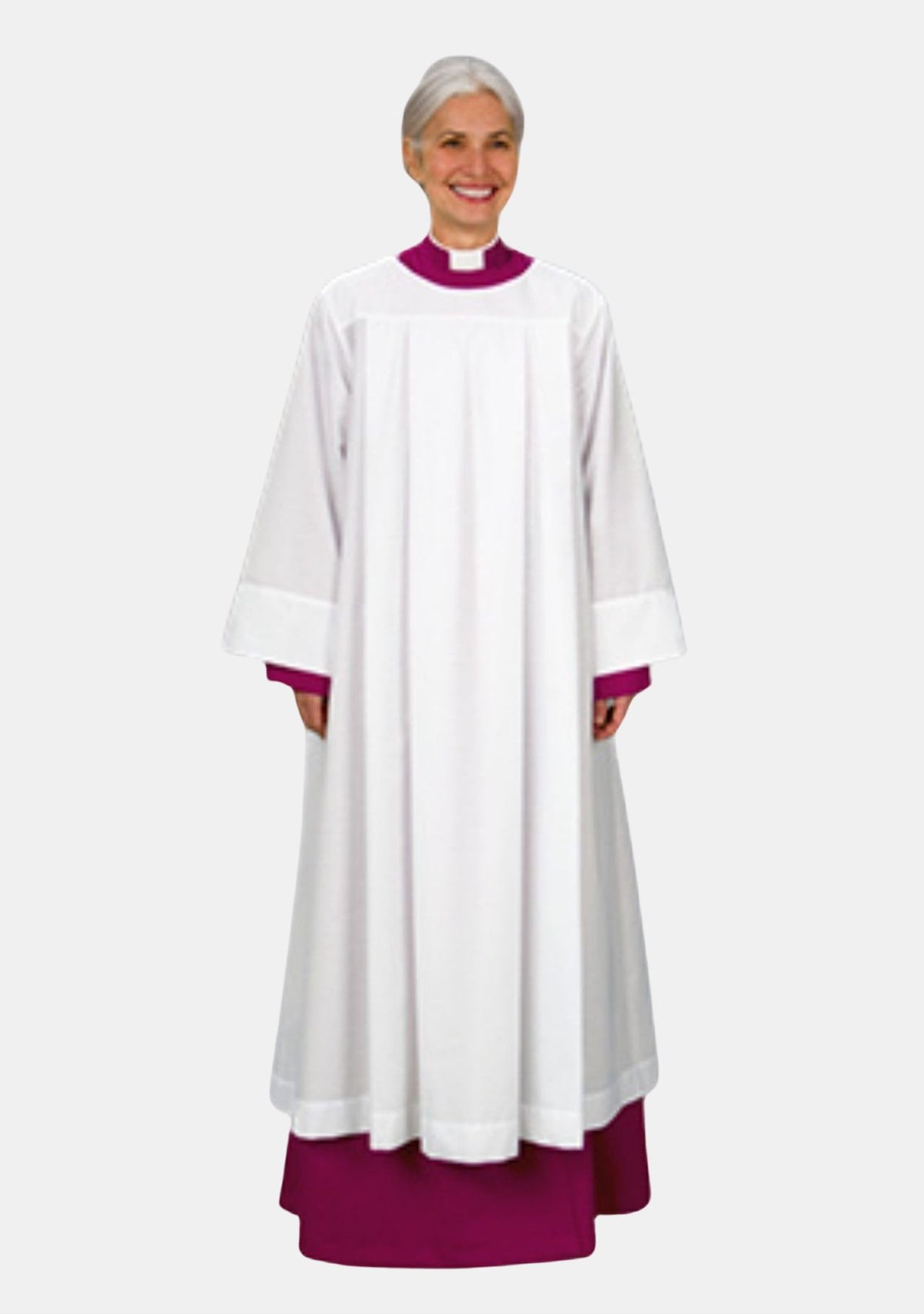 Femmes Évêque White Rochet
