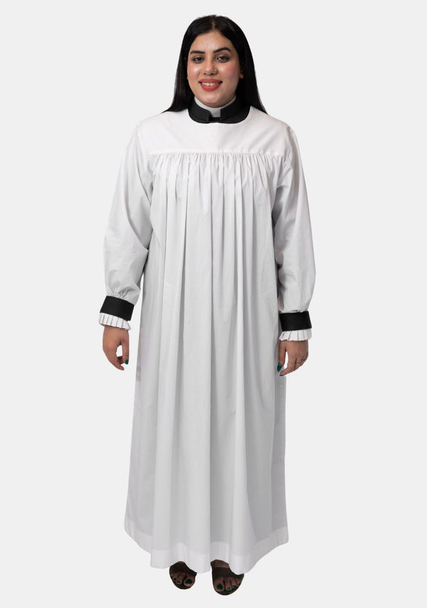 Robe Rochet blanche flatteuse pour femme