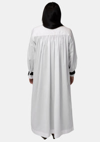 Robe Rochet blanche flatteuse pour femme