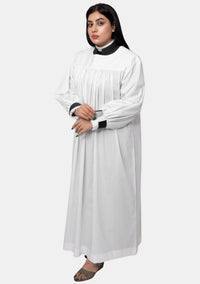 Robe Rochet blanche flatteuse pour femme