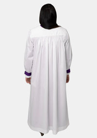 Rochet violet romain pour femme