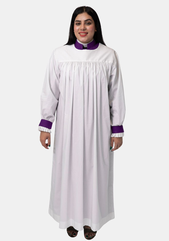 Rochet violet romain pour femme