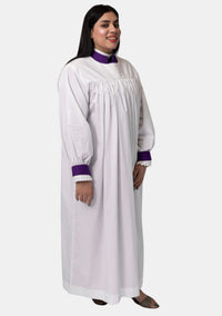 Rochet violet romain pour femme