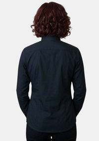 Chemise à col tab pour femme