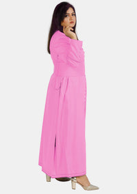Soutane rose pour femme