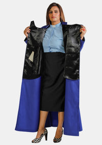 Soutane anglicane bleu royal sanctifiée pour femmes