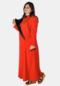 Soutane anglicane rouge radieuse pour femmes