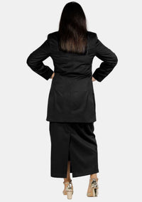 Costume de bureau noir pour femme