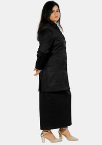 Costume de bureau noir pour femme