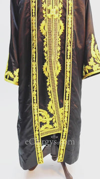 Robe noire luxueuse