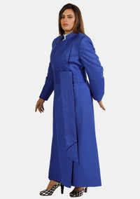 Soutane anglicane bleu royal sanctifiée pour femmes