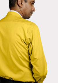 Chemise clergé dorée à col tonsuré