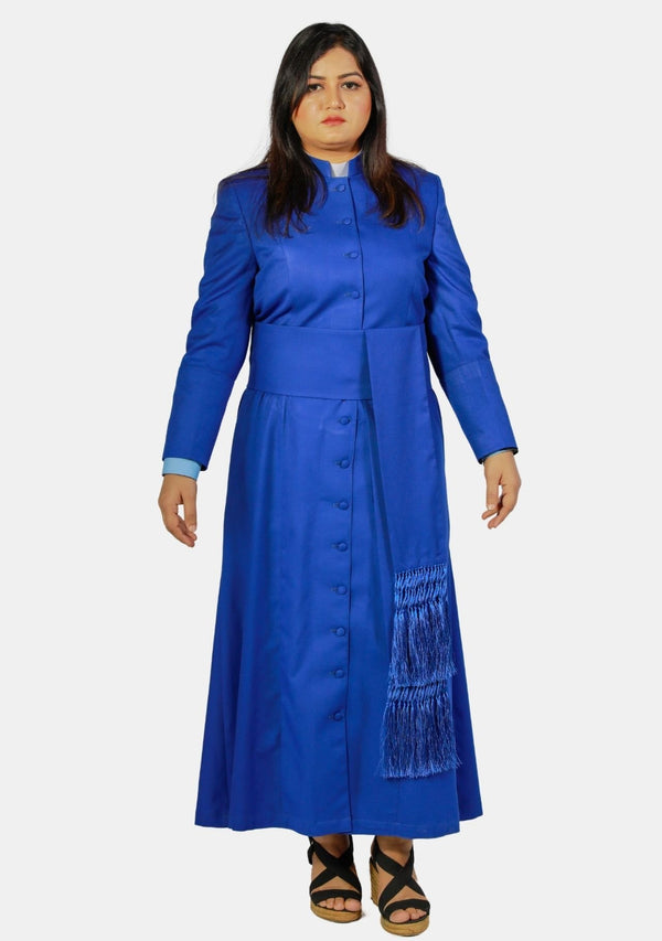 Robe prophétique bleu royal du clergé
